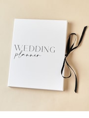 Widdop White Textured Wedding Planner - Image 2 of 8