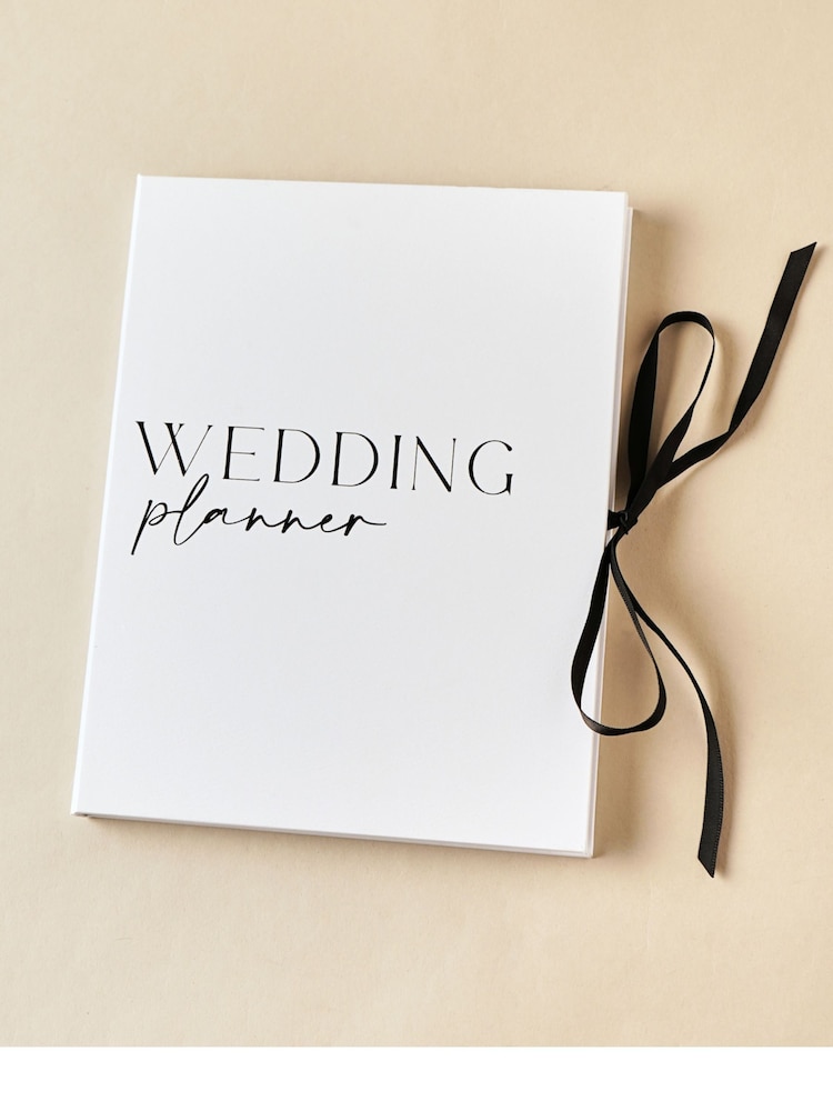 Widdop White Textured Wedding Planner - Image 2 of 8