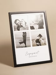Widdop Black Multi Aperture Photo Frame - Engaged - Image 1 of 7