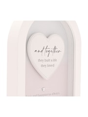 Widdop White Arch Plaque 18cm - Together - Image 3 of 8