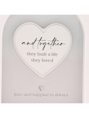 Widdop White Arch Plaque 18cm - Together - Image 4 of 8