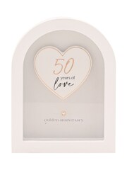 Widdop White Arch Plaque 18cm - 50 Years - Image 2 of 9