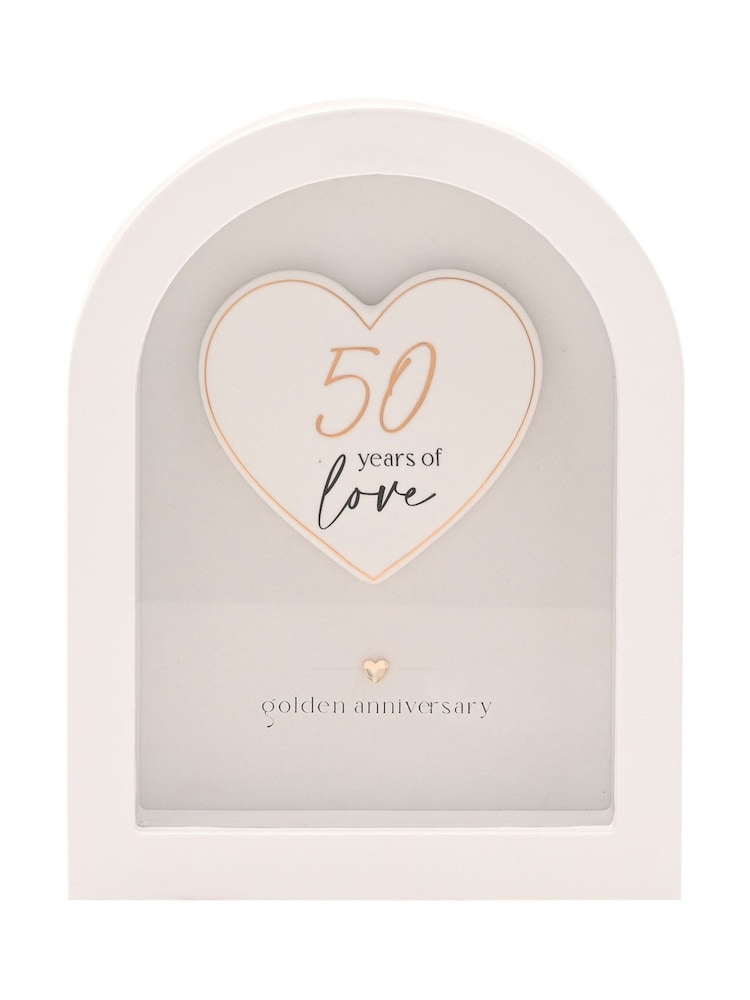 Widdop White Arch Plaque 18cm - 50 Years - Image 2 of 9 Widdop White Arch Plaque 18cm - 50 Years - Image 2 of 9