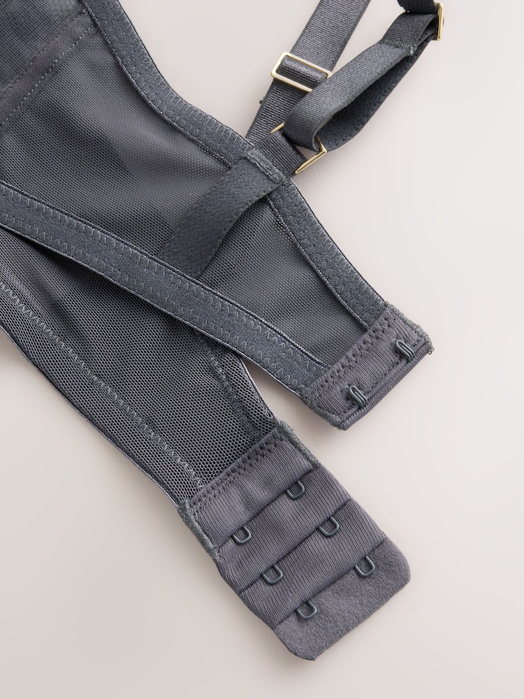 Purple/Pink/Grey Non Padded Plunge DD+ Lace Bras 3 Pack - Image 11 of 11 Purple/Pink/Grey Non Padded Plunge DD+ Lace Bras 3 Pack - Image 11 of 11