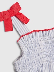 River Island Blue Stripe Fruit Bloomer Top & Short Set - Image 5 of 5