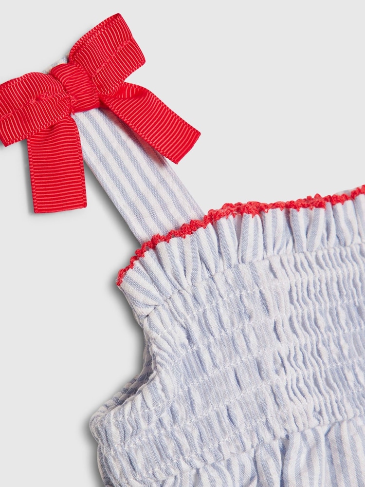 River Island Blue Stripe Fruit Bloomer Top & Short Set - Image 5 of 5