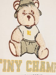River Island Green Tiny Champ T-Shirt & Short Set - Image 4 of 5