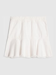 River Island White Asymmetric Skirt With Keychain - Image 2 of 4