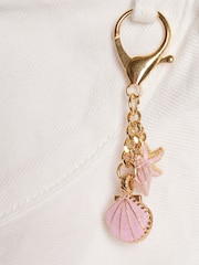 River Island White Asymmetric Skirt With Keychain - Image 3 of 4