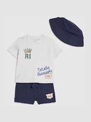 River Island Little King Top & Short 3 Piece Set - Bild 3 von 5