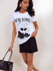 Friends Like These White Graphic T-Shirt - Image 4 of 5