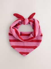 Pink Stripe Triangle Scarf (3-16yrs) - Image 5 of 8