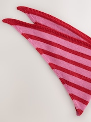 Pink Stripe Triangle Scarf (3-16yrs) - Image 7 of 8