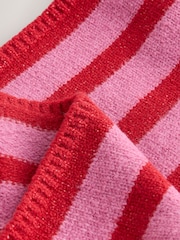 Pink Stripe Triangle Scarf (3-16yrs) - Image 8 of 8