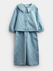 JoJo Maman Bébé Printed Shirt & Trouser Set - Imaginea 2 din 7