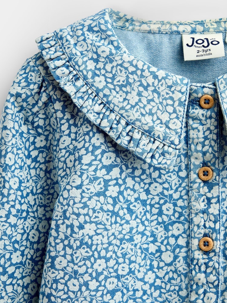 JoJo Maman Bébé Printed Shirt & Trouser Set - Imaginea 7 din 7