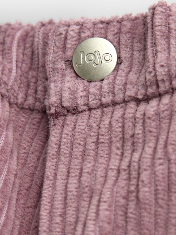 JoJo Maman Bébé Dusky Purple Cord Heart Pocket Wide Leg Trousers - Image 4 of 4 JoJo Maman Bébé Dusky Purple Cord Heart Pocket Wide Leg Trousers - Image 4 of 4