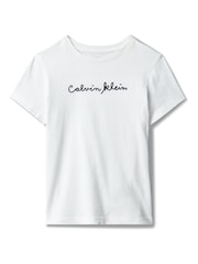 Calvin Klein Jeans White Slim Logo T-Shirt - Image 2 of 2