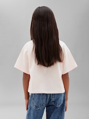 Calvin Klein Jeans Pink Boxy Logo T-Shirt - Image 2 of 5
