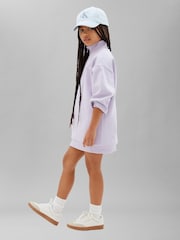 Calvin Klein Jeans Pink Kids Zip Sweatshirt Dress - Image 1 of 5