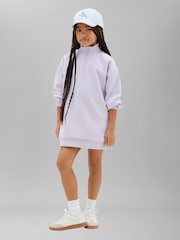 Calvin Klein Jeans Pink Kids Zip Sweatshirt Dress - Image 3 of 5