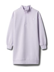 Calvin Klein Jeans Pink Kids Zip Sweatshirt Dress - Image 5 of 5