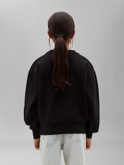Calvin Klein Jeans Black Signature Logo Sweatshirt - Image 2 of 4
