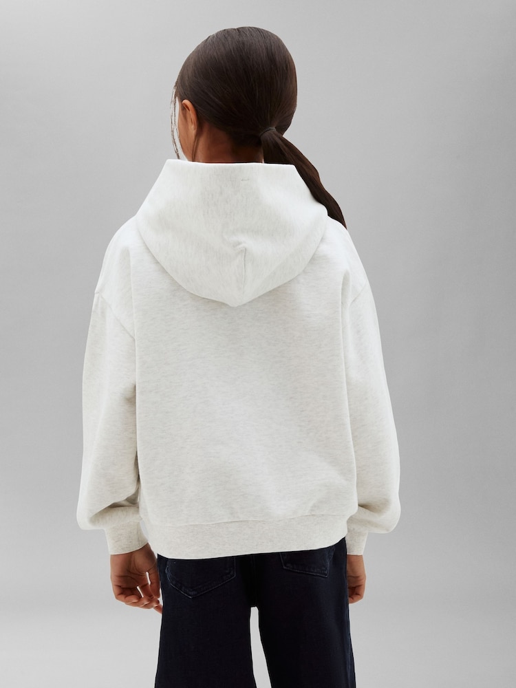 Calvin Klein Jeans Grey Logo Hoodie - Image 2 of 4