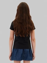 Calvin Klein Jeans Black Slim Logo T-Shirt - Image 3 of 4