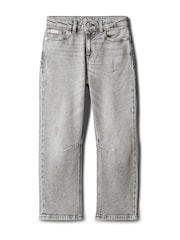 Calvin Klein Jeans Grey Barrel Leg Jeans - Image 5 of 5