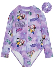 Character K-Pop Demon Hunters Long Sleeve Swimsuit With Scrunchie - Imagen 5 de 9