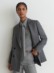 Reiss Rosaria Woven Neck-Tie Long-Sleeve Shirt - Bild 3 von 7