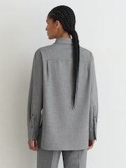 Reiss Rosaria Woven Neck-Tie Long-Sleeve Shirt - Bild 6 von 7
