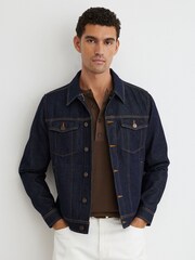 Reiss Acre Denim Trucker Jacket - Imagen 1 de 7
