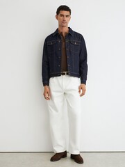 Reiss Acre Denim Trucker Jacket - Imagen 3 de 7