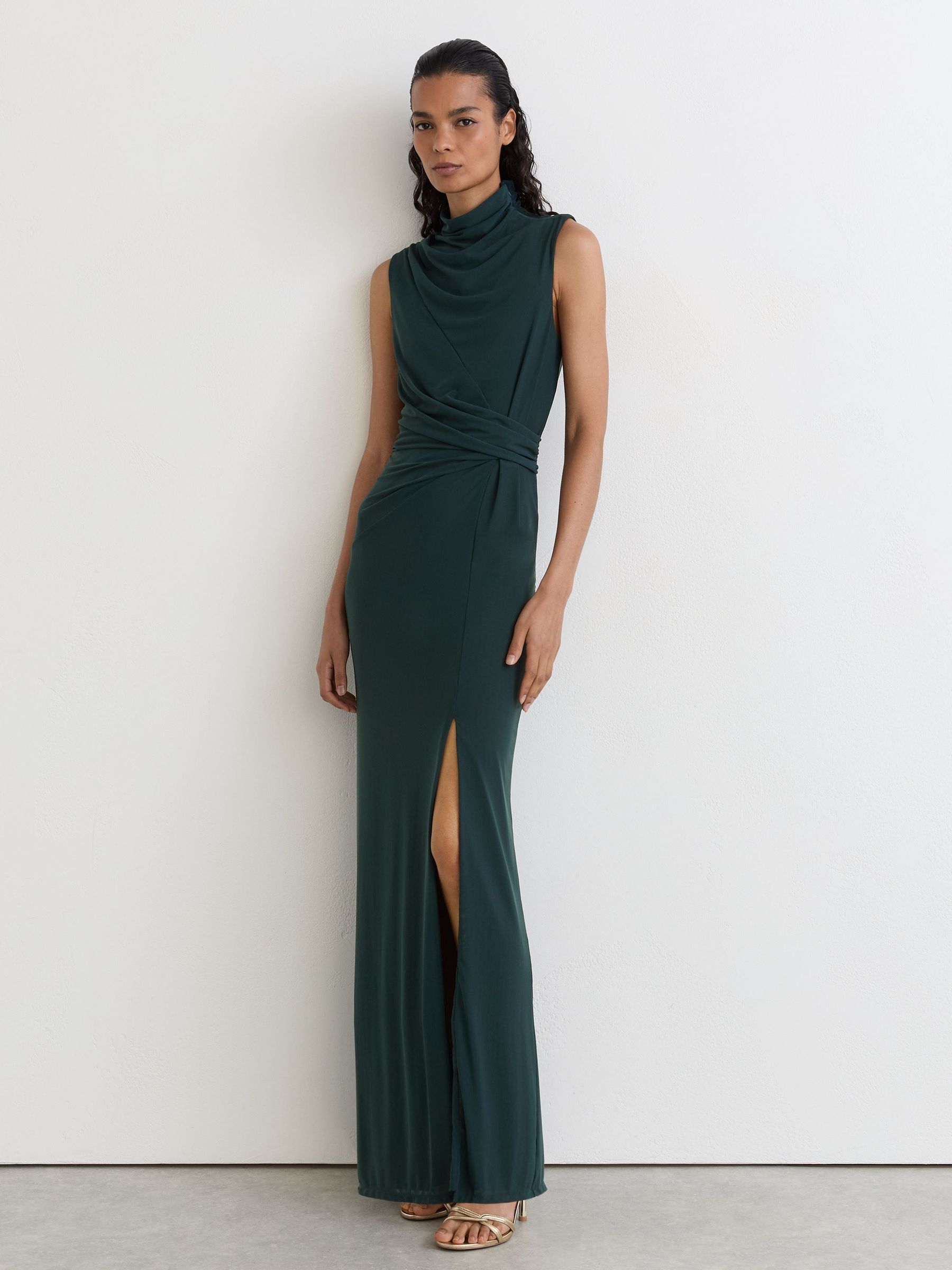 Reiss Teal Green Dress