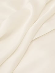 Reiss Ivory Gia Silk Draped Sleeveless Top - Image 6 of 6