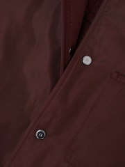 Reiss Bordeaux Raider Lightly-Padded Patch-Pocket Overshirt - Image 8 of 8