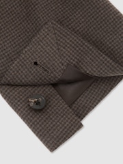 Reiss Badge Check Single-Breasted Blazer with Gilet Insert Tailored-Fit - Attēls 10 no 12