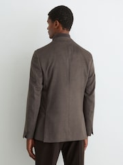 Reiss Badge Check Single-Breasted Blazer with Gilet Insert Tailored-Fit - Attēls 9 no 12
