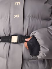 Baker by Ted Baker Duşa Davamlı Uzun Xəttli İstilik Möhürü Yastıqlı Palto - 7şəkildən 4 şəkil