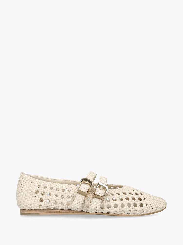 Dolce Vita Baylee Woven 566 White Shoes - صورة 1 من 4