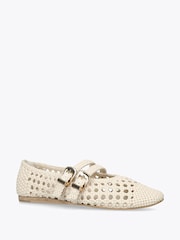 Dolce Vita Baylee Woven 566 White Shoes - صورة 2 من 4