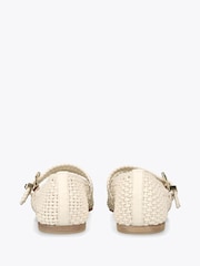 Dolce Vita Baylee Woven 566 White Shoes - صورة 3 من 4
