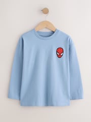 ខៀវ - អាវយឺតដៃវែង Spiderman (អាយុ 3-16ឆ្នាំ) - រូបភាព 1 នៃ 6