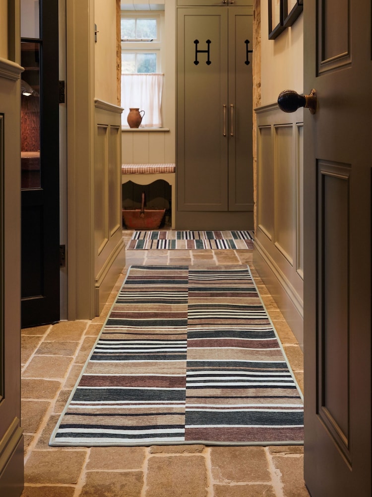 Hug Rug Natural Savanna Stripe Runner - Image 1 of 4