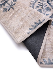 Hug Rug Blue Woodblock Paisley Runner - Image 4 of 4