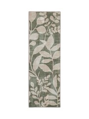 Hug Rug Green Eden Leaves Runner - Image 2 of 4