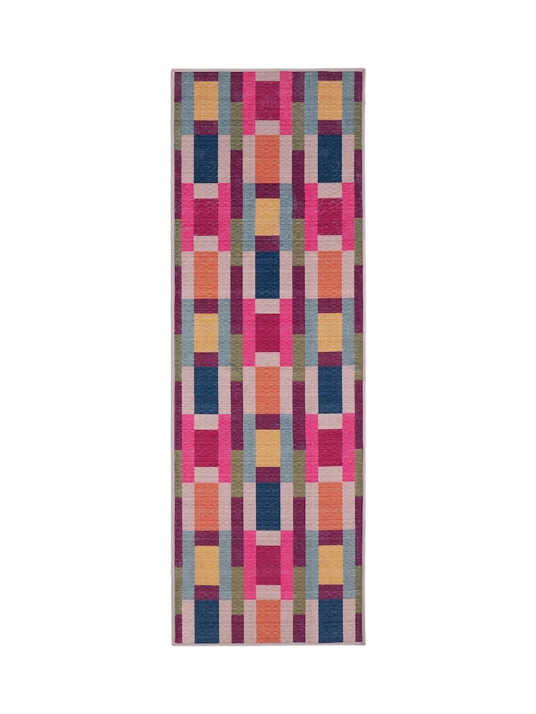 Hug Rug Multi Jude Geo Weave Bright Runner - Image 2 of 3