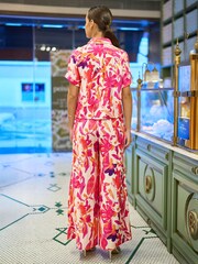 Yumi Pink Abstract Floral Shirt - Image 3 of 4